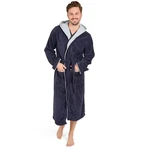 Blumtal Bademantel Herren Dunkelblau/Blau/Hellblau