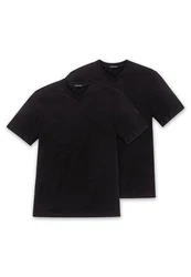 Schiesser Unterziehshirt American T-Shirt V-Ausschnitt 