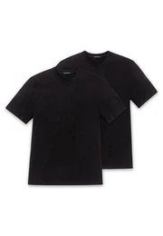 Unterziehshirt American T-Shirt (Spar-Pack, 4-St., 4er-Pack) V-Ausschnitt Multipack - reine Baumwolle