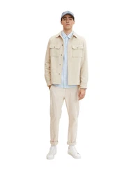 TOM TAILOR Langarmhemd T-Shirt Structured Shirt hellblau/weiß