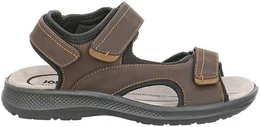 Trekkingsandale Korsika braun Nubukleder Klettverschluss Jagdschuh Outdoorsandale Made in Germany