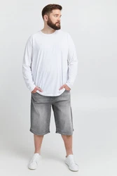 Blend Caprijeans BHBBenon Weiß/Grau/Creme/Silber