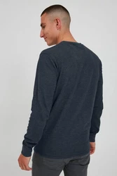 Blend Langarmshirt BLEND BHAlfred Dunkelblau/Hellblau/Blau/Grau/Dunkelgrau