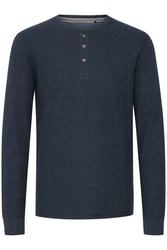 Blend Langarmshirt BLEND BHAlfred Dunkelblau/Hellblau/Blau/Grau/Dunkelgrau