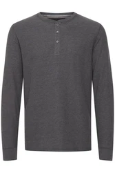 Blend Langarmshirt BLEND BHAlfred Dunkelgrau/Grau/Hellgrau