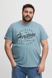 Blend T-Shirt BLEND BHBAbraham Hellblau/Blau