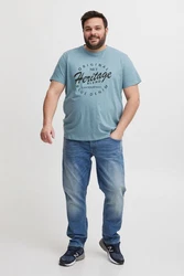 Blend T-Shirt BLEND BHBAbraham Hellblau/Blau