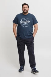 Blend T-Shirt BLEND BHBAbraham Dunkelblau/Blau/Hellblau