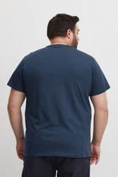 Blend T-Shirt BLEND BHBAbraham Dunkelblau/Blau/Hellblau