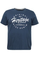 Blend T-Shirt BLEND BHBAbraham Dunkelblau/Blau/Hellblau