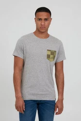 Blend T-Shirt BLEND BHAmilo Grau/Silber
