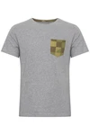 Blend T-Shirt BLEND BHAmilo Grau/Silber