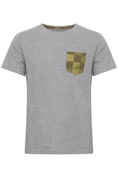 Blend T-Shirt BLEND BHAmilo Grau/Silber