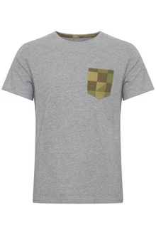 Blend T-Shirt BLEND BHAmilo Grau/Silber Blend T-Shirt BLEND BHAmilo Grau/Silber