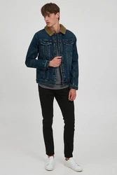 Blend Jeansjacke BHDenim Hellblau/Dunkelblau