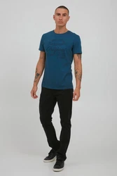 Blend T-Shirt BHMike Blau/Hellblau/Türkis
