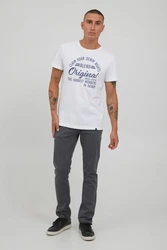 Blend T-Shirt BHMike Grau/Weiß/Hellgrau