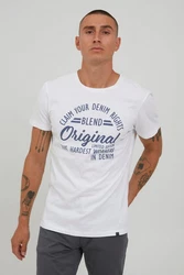 Blend T-Shirt BHMike Grau/Weiß/Hellgrau