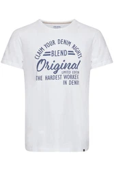 Blend T-Shirt BHMike Grau/Weiß/Hellgrau