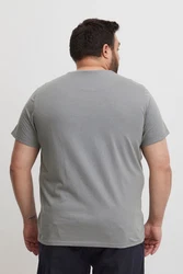 Blend T-Shirt BLEND BHBBenedikt Grau/Dunkelblau/Dunkelgrau