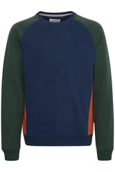 Blend Sweatshirt BLEND BHSweatshirt Blau/Türkis/Dunkelgrün/Grün/Dunkelblau