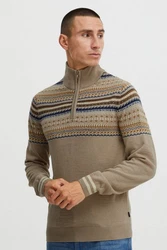 Blend Strickpullover BLEND BHGrote Beige/Khaki/Braun