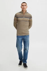 Blend Strickpullover BLEND BHGrote Beige/Khaki/Braun