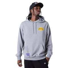 New Era Hoodie Logo Oversized Loslak Hellgrau/Grau