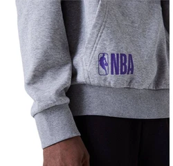 New Era Hoodie Logo Oversized Loslak Hellgrau/Grau