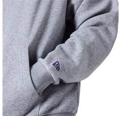 New Era Hoodie Logo Oversized Loslak Hellgrau/Grau