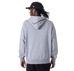 New Era Hoodie Logo Oversized Loslak Hellgrau/Grau