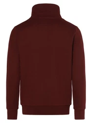 TOM TAILOR Sweatshirt PRINTED SNOOD Bordeaux/Dunkelrot/Rot