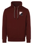 TOM TAILOR Sweatshirt PRINTED SNOOD Bordeaux/Dunkelrot/Rot