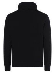 TOM TAILOR Sweatshirt PRINTED SNOOD Dunkelblau/Schwarz