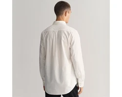 Gant Businesshemd Oxford Shirt Creme/Weiß