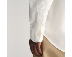 Gant Businesshemd Oxford Shirt Creme/Weiß