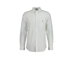Gant Businesshemd Oxford Shirt Creme/Weiß