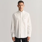 Gant Businesshemd Oxford Shirt Creme/Weiß