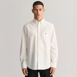 Gant Businesshemd Oxford Shirt Creme/Weiß