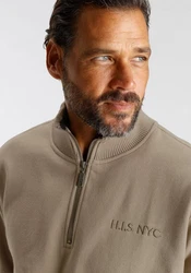 H.I.S Sweatshirt mit Logostickerei unifarben