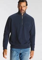H.I.S Sweatshirt mit Logostickerei unifarben