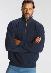 H.I.S Sweatshirt mit Logostickerei unifarben