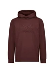 Trigema Kapuzensweatshirt Kapuzenpullover mit 3D-Motiv braun