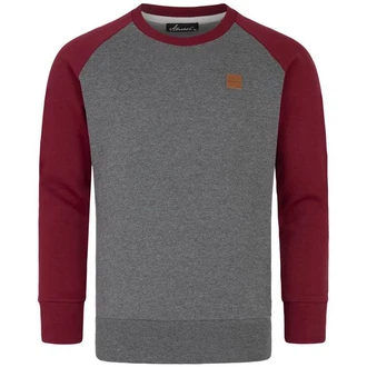 Amaci&Sons Sweatshirt Style MILWAUKEE Bordeaux/Dunkelrot