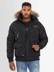Arctic Seven Winterjacke ASArthuro (AS-288) Schwarz/Braun/Dunkelgrau