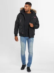 Arctic Seven Winterjacke ASArthuro (AS-288) Schwarz/Braun/Dunkelgrau