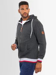 Alessandro Salvarini Sweatjacke ASRevellio Schwarz/Hellgrau/Hellblau/Dunkelgrau
