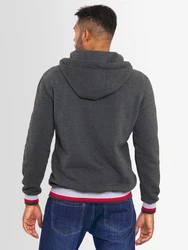 Alessandro Salvarini Sweatjacke ASRevellio Schwarz/Hellgrau/Hellblau/Dunkelgrau