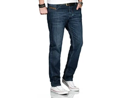Alessandro Salvarini Comfort-fit Jeans ASMarco mit geradem Bein Dunkelblau/Blau/Hellblau