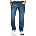 Alessandro Salvarini Comfort-fit Jeans ASMarco mit geradem Bein Blau/Dunkelblau